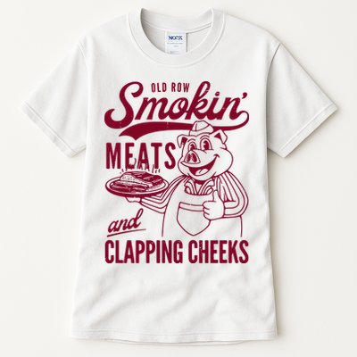 Old Row Smokin Meats And Clapping Cheeks Tall T-Shirt
