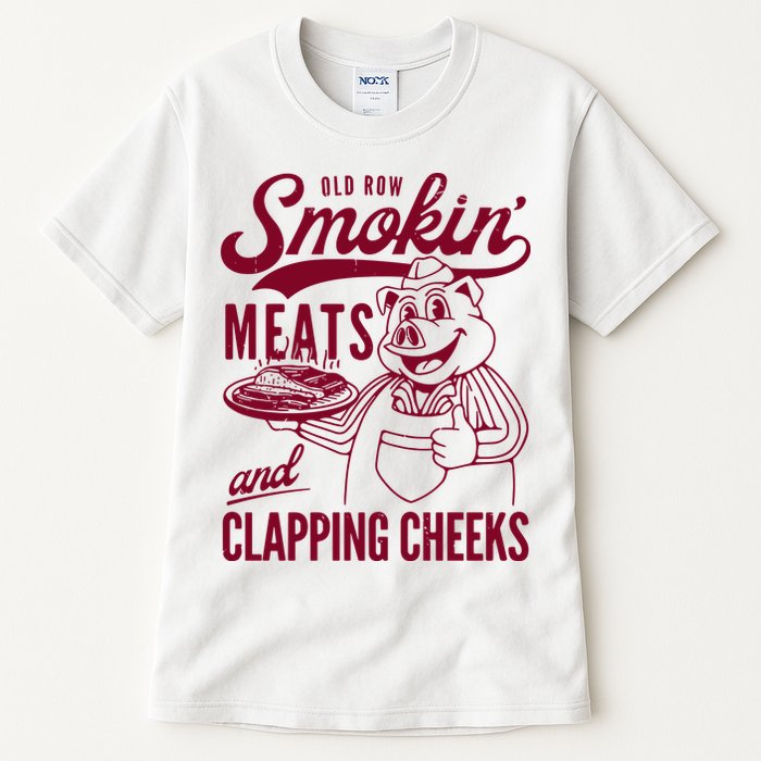 Old Row Smokin Meats And Clapping Cheeks Tall T-Shirt