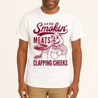 Old Row Smokin Meats And Clapping Cheeks Tall T-Shirt
