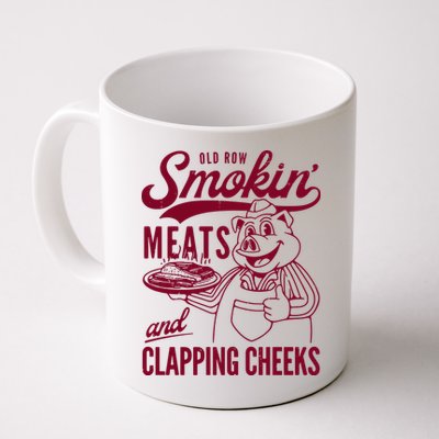 Old Row Smokin Meats And Clapping Cheeks Mug
