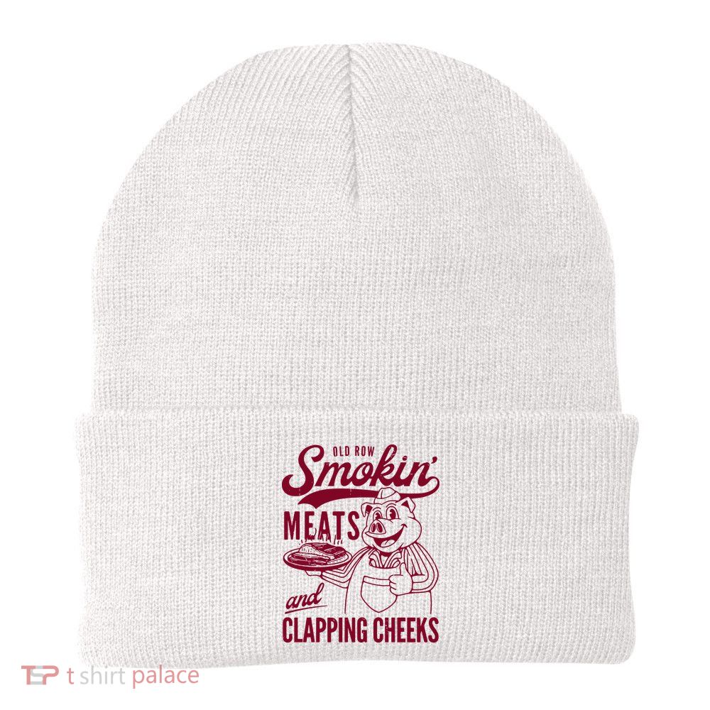 Old Row Smokin Meats And Clapping Cheeks Beanie