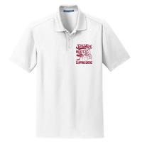 Old Row Smokin Meats And Clapping Cheeks Dry Zone Grid Polo