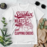 Old Row Smokin Meats And Clapping Cheeks Premium T-Shirt