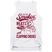 Old Row Smokin Meats And Clapping Cheeks Tank Top