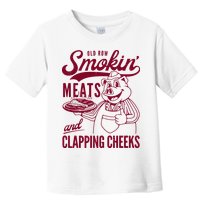 Old Row Smokin Meats And Clapping Cheeks Toddler T-Shirt
