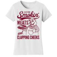 Old Row Smokin Meats And Clapping Cheeks Women's T-Shirt