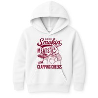 Old Row Smokin Meats And Clapping Cheeks Kids Hoodie