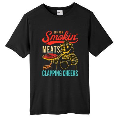 Old Row Smokin Meats And Clapping Cheeks Tall Fusion ChromaSoft Performance T-Shirt