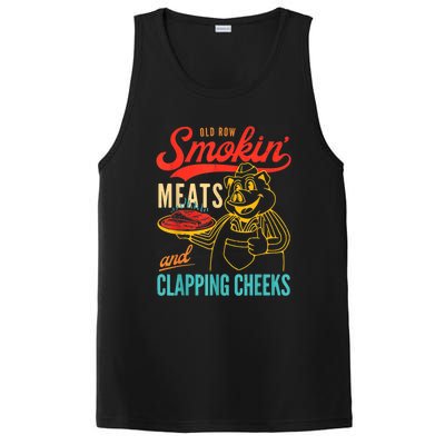 Old Row Smokin Meats And Clapping Cheeks PosiCharge Competitor Tank