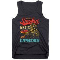 Old Row Smokin Meats And Clapping Cheeks Tank Top