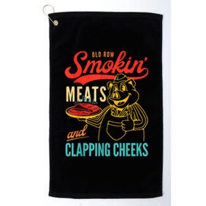 Old Row Smokin Meats And Clapping Cheeks Platinum Collection Golf Towel