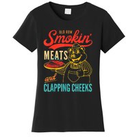 Old Row Smokin Meats And Clapping Cheeks Women's T-Shirt