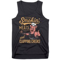 Old Row Smokin Meats And Clapping Cheeks Funny Tank Top