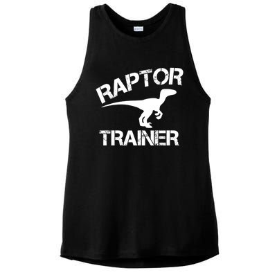 Official Raptor Trainer Gift Ladies PosiCharge Tri-Blend Wicking Tank