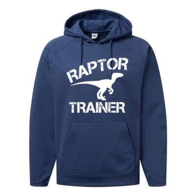 Official Raptor Trainer Gift Performance Fleece Hoodie