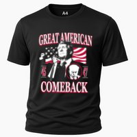 Old Row Trump Great American Comeback Cooling Performance Crew T-Shirt