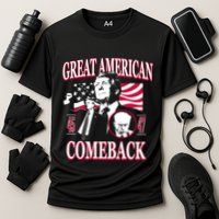 Old Row Trump Great American Comeback Cooling Performance Crew T-Shirt