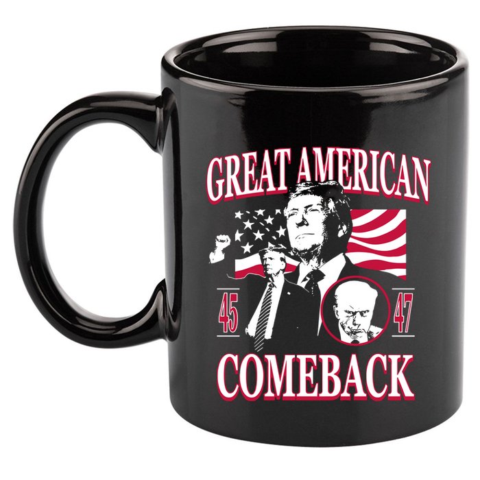 Old Row Trump Great American Comeback 11oz C Handle Ceramic Mug