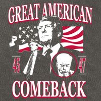 Old Row Trump Great American Comeback Cotton Canvas Backpack