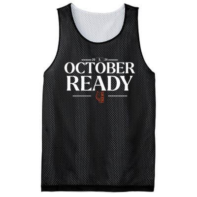 October Ready Tigers Funny For Ready Tiger Mesh Reversible Basketball Jersey Tank