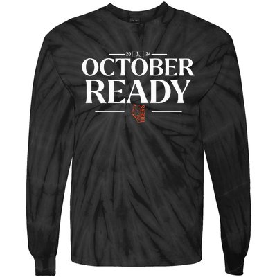 October Ready Tigers Funny For Ready Tiger Tie-Dye Long Sleeve Shirt