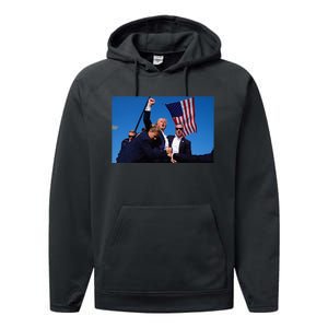 Old Row Trump Trump Rally Donald Trump 2024 Performance Fleece Hoodie