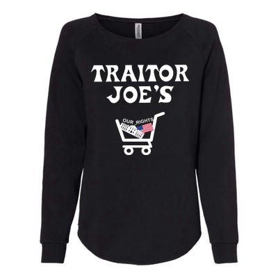 Our Rights Traitor Joe's USA Womens California Wash Sweatshirt