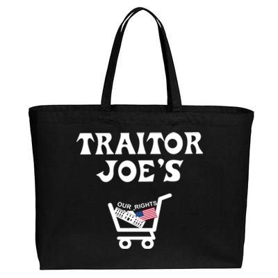 Our Rights Traitor Joe's USA Cotton Canvas Jumbo Tote