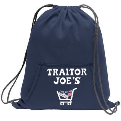 Our Rights Traitor Joe's USA Sweatshirt Cinch Pack Bag