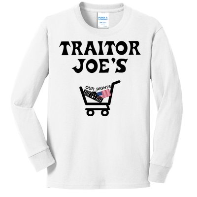 Our Rights Traitor Joe's USA Kids Long Sleeve Shirt