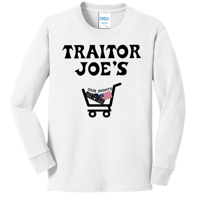 Our Rights Traitor Joe's USA Kids Long Sleeve Shirt