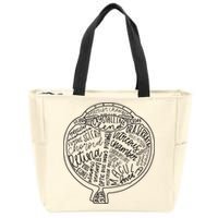 Optometrist Retina Tech Eyeball Anatomy Optician Eye Doctor Zip Tote Bag