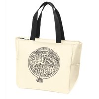 Optometrist Retina Tech Eyeball Anatomy Optician Eye Doctor Zip Tote Bag