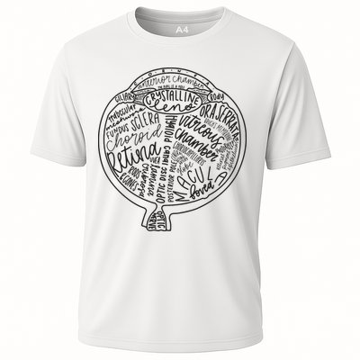 Optometrist Retina Tech Eyeball Anatomy Optician Eye Doctor Performance Shirt