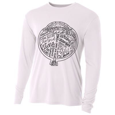 Optometrist Retina Tech Eyeball Anatomy Optician Eye Doctor Cooling Performance Long Sleeve Crew