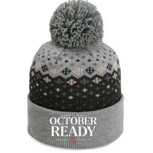 October Ready Tigers Funny For Ready Tiger The Baniff Cuffed Pom Beanie