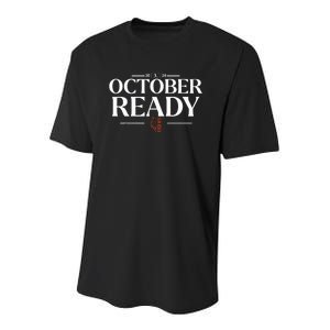 October Ready Tigers Youth Performance Sprint T-Shirt