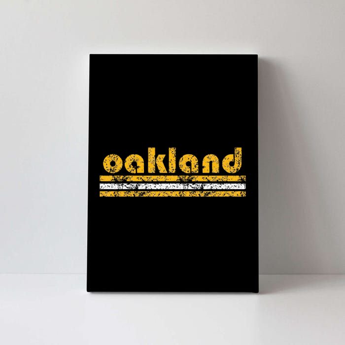 Oakland Retro Three Stripe Weathered Green Canvas