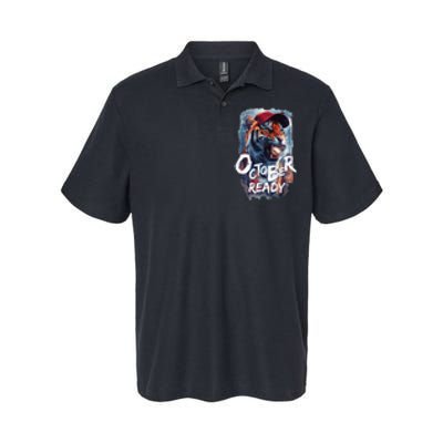 October Ready Tiger Baseball Sports Playoffs Softstyle Adult Sport Polo