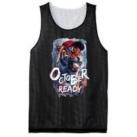 October Ready Tiger Baseball Sports Playoffs Mesh Reversible Basketball Jersey Tank