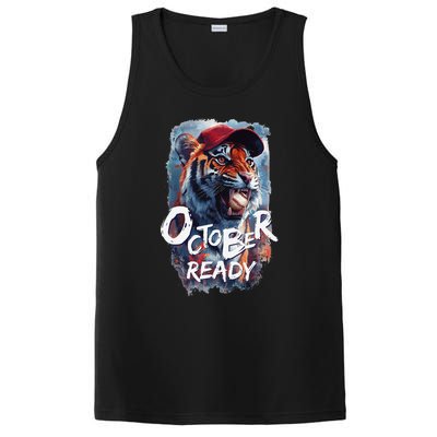 October Ready Tiger Baseball Sports Playoffs PosiCharge Competitor Tank