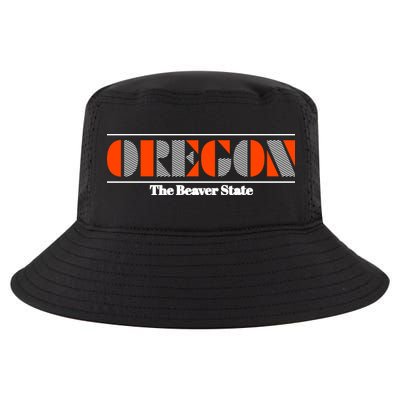 Oregon Retro The Beaver State Logo Cool Comfort Performance Bucket Hat