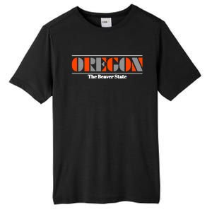 Oregon Retro The Beaver State Logo Tall Fusion ChromaSoft Performance T-Shirt