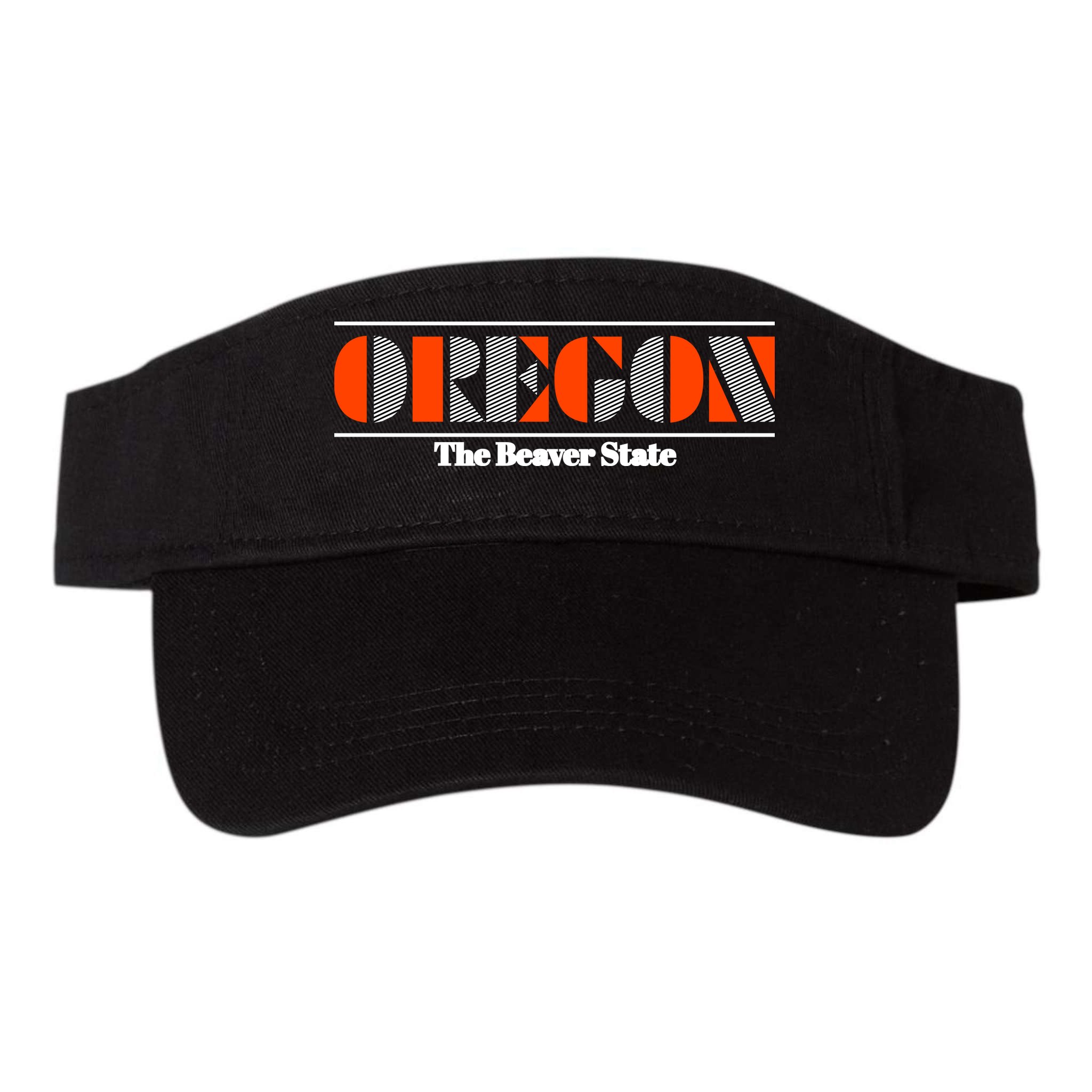Oregon Retro The Beaver State Logo Visor