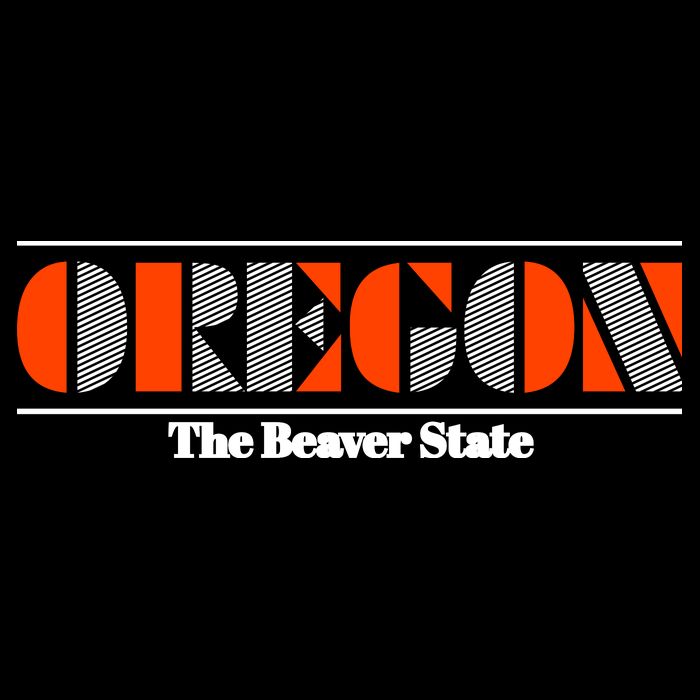 Oregon Retro The Beaver State Logo Wool Snapback Cap