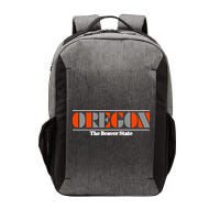 Oregon Retro The Beaver State Logo Vector Backpack