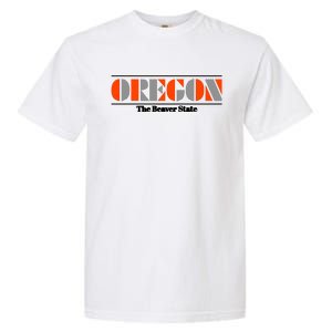 Oregon Retro The Beaver State Logo Garment-Dyed Heavyweight T-Shirt