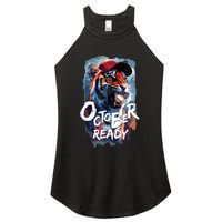 October Ready Tiger Baseball Sports Playoffs Women’s Perfect Tri Rocker Tank