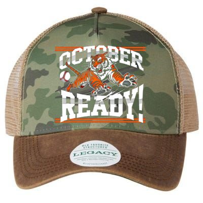 October Ready Tiger Baseball Fan Apparel Legacy Tie Dye Trucker Hat