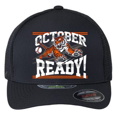 October Ready Tiger Baseball Fan Apparel Flexfit Unipanel Trucker Cap